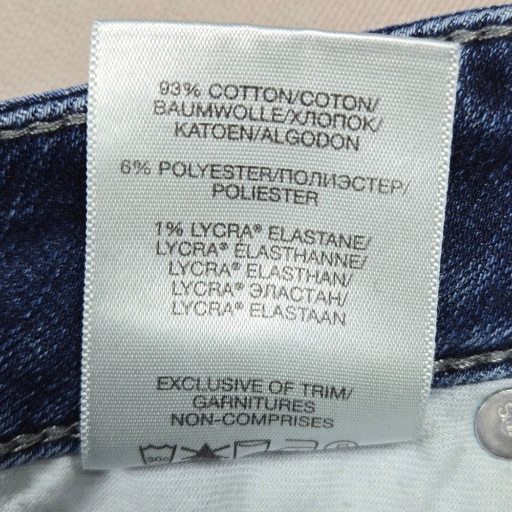 Silver Jeans Co Elyse Skinny Distressed Flap Pocket Blue Denim Women W29 L31 - Picture 9 of 12